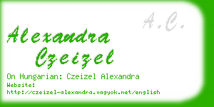alexandra czeizel business card
